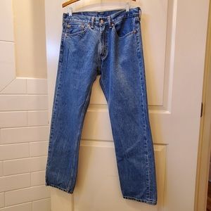 LEVI'S 505 Regular Fit, Straight Leg 34x32